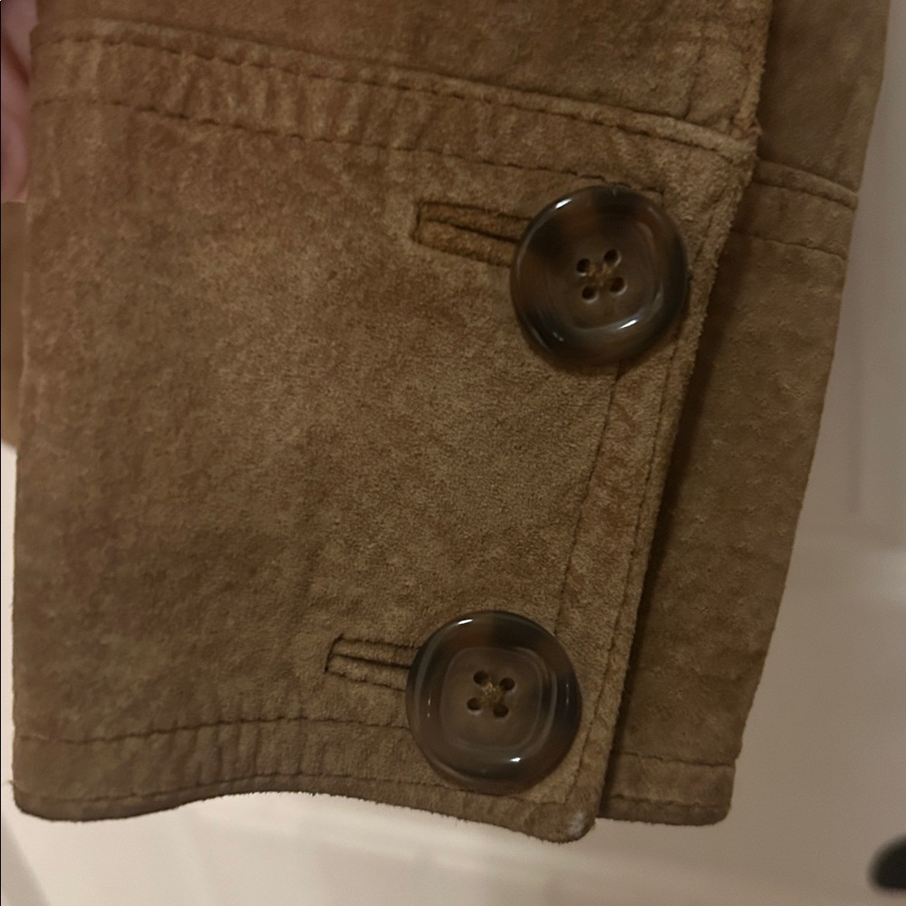 INC International Concepts M Brown/tan Suede Vintage Jacket - Picture 3 of 6
